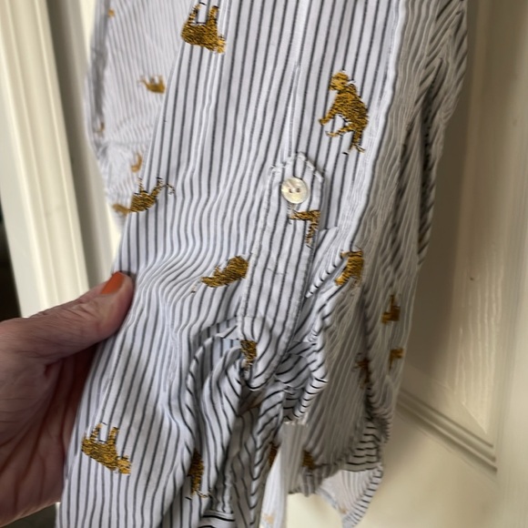 Jane and Delaney tiger print stripe top - Picture 3 of 9